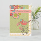 Probe Hochzeitspaziergänger Einladung (Stehend Vorderseite)