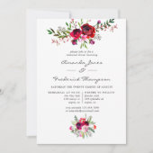 Probe im Herbst Hochzeit im Herbst Einladung (Vorderseite)