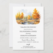 Probe im Herbst oder Herbst Einladung (Vorderseite)