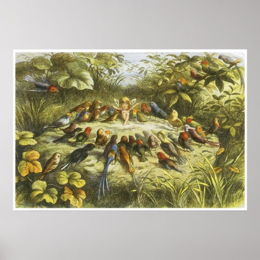 Probe in Fairyland Poster von Richard Doyle (Vorne)