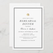 Probe in Schwarzweiß Einladung (Vorne/Hinten)