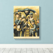 Probe Leinwanddruck (Insitu (Holzboden))