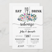 Probe mit Flora und Fauna Einladung (Vorne/Hinten)