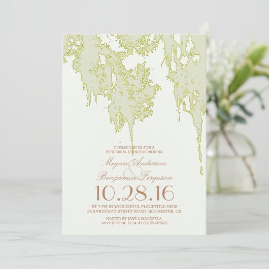 Probe Moss Oaks Einladung (Stehend Vorderseite)