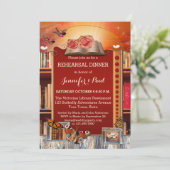 Probe- oder Buchliebhaber Einladung (Stehend Vorderseite)