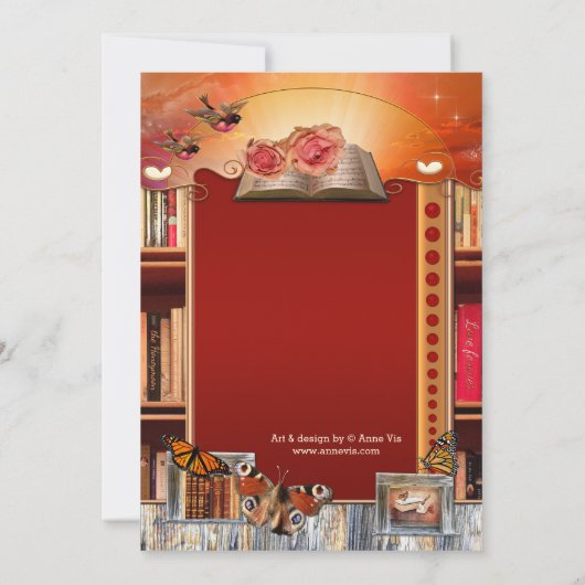 Probe- oder Buchliebhaber Einladung (Rückseite)