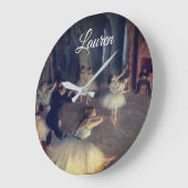 Probe Onstage von Degas: Große Wanduhr (Winkel)