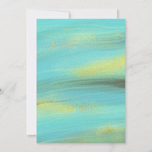 Probe Tropical Ocean Breeze Einladung (Rückseite)