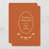 Probe und Abendessen Einladung QR Code (Vorne/Hinten)