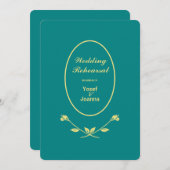 Probe und Abendessen Einladung QR Code (Vorne/Hinten)