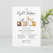 Probe und Getränke am Abend im Hotel Einladung (Stehend Vorderseite)