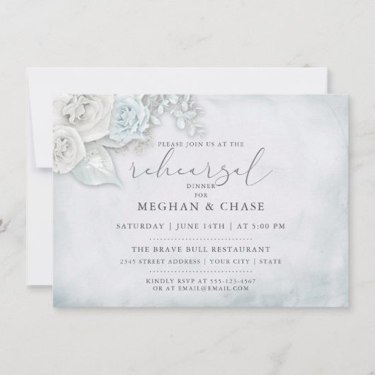 Probe Vintag Ice Einladung (Vorderseite)