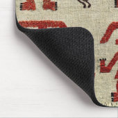 Probe von Lambayeque Gewebe mit einer Zahl Mousepad (Ecke)