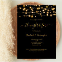 Probe vor Black Gold Lights