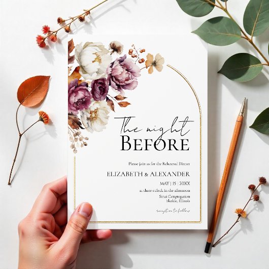 Probe vor Burgund Einladung