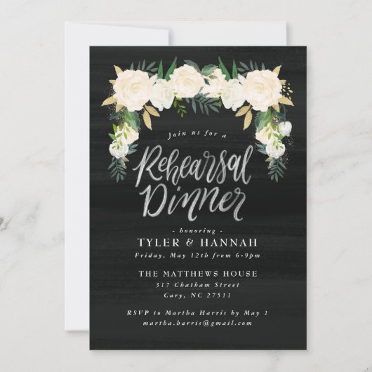 Probe Wasserfarben: Einladung (Vorderseite)