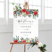 Probe Watercolor Winter Blogs Garlands Abendessen Poster