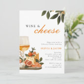 Probe Wein & Käse Einladung (Stehend Vorderseite)