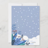 Probe Winter Dinner Party Einladung (Rückseite)