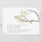 Probe zum Abendessen in bunten Branchen Einladung (Vorne/Hinten)