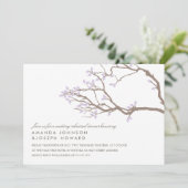 Probe zum Abendessen in bunten Branchen Einladung (Stehend Vorderseite)