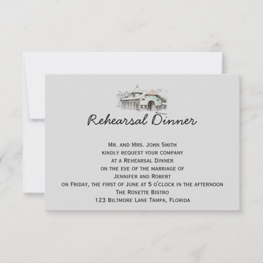 Probe zum Hochzeitsfeiern Einladung (Vorderseite)