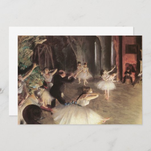Probe zur Bühne von Edgar Degas (Vorne/Hinten)