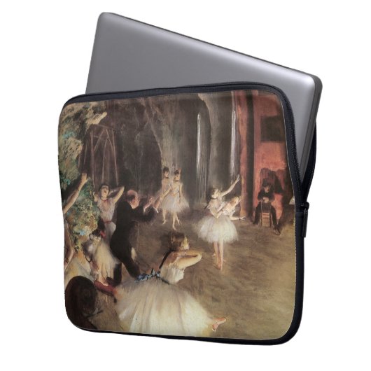 Probe zur Bühne von Edgar Degas Laptopschutzhülle (Vorderseite Links)