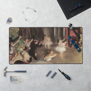 Probe zur Bühne von Edgar Degas Schreibtischunterlage