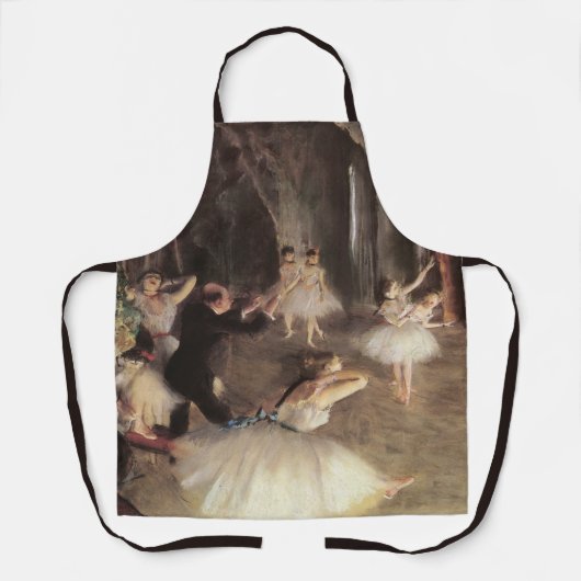 Probe zur Bühne von Edgar Degas Schürze (Vorderseite)