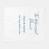 Probedinner am Abend zuvor einfach minimal m Fleecedecke (Vorderseite (Horizontal))