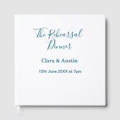 Probedinner am Abend zuvor einfach minimal m Gästebuch (Vorderseite)