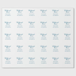 Probedinner am Abend zuvor einfach minimal m Geschenkpapier