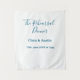 Probedinner am Abend zuvor einfach minimal m Wandteppich