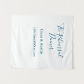 Probedinner am Abend zuvor einfach minimalistisch Wandteppich (Vorderseite (Horizontal))