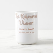Probedinner am Vorabend einfach minimal m Kaffeetasse (Mittel)