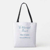 Probedinner am Vorabend einfach minimal m Tasche (Rückseite)
