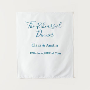 Probedinner am Vorabend einfach minimal m Wandteppich