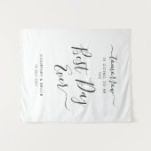 Probedinner Der schönste Tag überhaupt Wandteppich (Vorderseite (Horizontal))