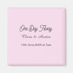 Probedinner Einen Tag entfernt Nacht vor Name da Magnet