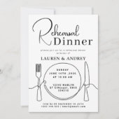 Probedinner Einladung (Vorderseite)