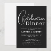 Probedinner Einladung (Vorne/Hinten)