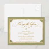 Probedinner-Postkarte Postkarte (Vorne/Hinten)