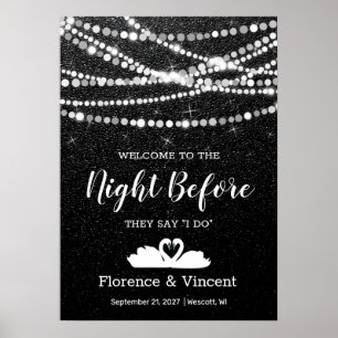 Probedinner Willkommen in der Nacht Vor  Post Poster