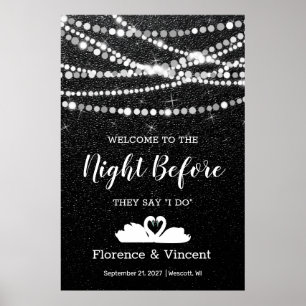 Probedinner Willkommen in der Nacht Vor  Post Poster