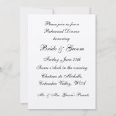 Proben-Abendessen Einladung (Rückseite)