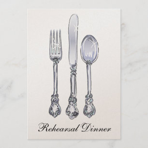 Proben-Abendessen Einladung