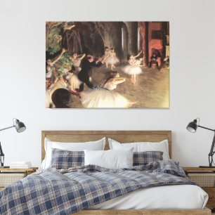 Proben auf der Bühne von Edgar Degas Leinwanddruck
