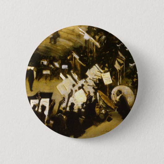 Proben der Pasdeloup-Orchester unter JS Sargent Button (Vorderseite)