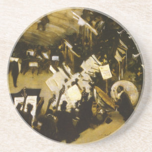Proben der Pasdeloup-Orchester unter JS Sargent Sandstein Untersetzer